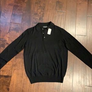 ***NWT***Neiman Marcus collared Wool Sweater